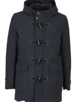 Rrd - Roberto Ricci Design Coat In Blu Navy