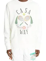 Casablanca Off-white Casaway Tennis Club Print Raglan Sweatshirt