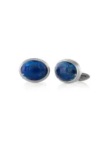 Jorge Adeler Men's Lapis Lazuli %26 18k White Gold Cufflinks