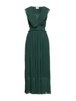 Berna Long Dresses In Dark Green