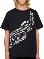 Alexander Mcqueen Black Graphic T-shirt