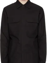 Rick Owens Black Work Shirt