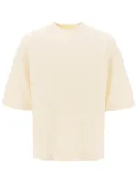 Fear Of God The Lounge Tee Cotton T-shirt In Cream