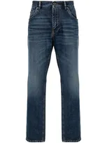 Dolce & Gabbana Straight-leg Jeans In Blue