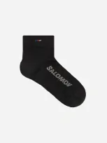 Salomon Sunday Smart Ankle Socks In Black