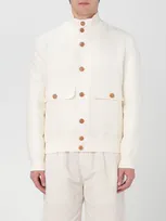 Brunello Cucinelli Shirt Jacket In Off White