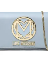 Love Moschino Blue Artificial Leather Crossbody Women's Bag