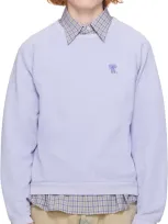 Acne Studios Blue Sport Sweatshirt In Dc2 Faded Blue