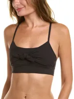 Alala Tied Bow Bra In Black