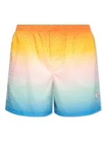 Casablanca Jacquard Swim Shorts In Multicolor