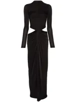 Cult Gaia Keri Gown In Black