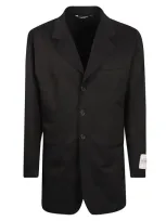 Dolce & Gabbana Buttoned Jacket In Black