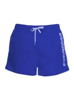 Dsquared2 Boxer Swimsuit Man Swim Trunks Blue Size 36 Polyamide