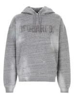 Dsquared2 Grey Cotton Sweatshirt In Gray