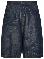 Etro Shorts In Blue