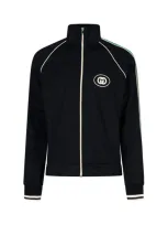 Gucci Technical Jersey Zip Jacket In Black