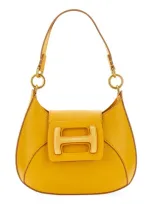 Hogan H Mini Shoulder Bag In Yellow