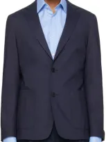 Hugo Boss Navy Slim-fit Blazer In 404-dark Blue