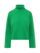 Jucca Turtleneck Sweater In Green