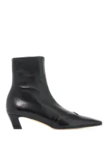 Khaite Nevada Ankle Stretch Boots 40 In Black