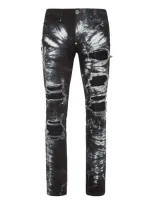 Philipp Plein Rock Star Skinny Jeans In Multi