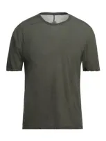 Rick Owens Man T-shirt Military Green Size S Cotton