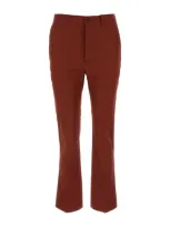 Saint Laurent Pants In Red