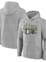 Fanatics Branded  Heather Gray Vegas Golden Knights 2023 Stanley Cup Champions Locker Room Pullover