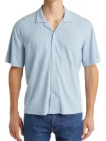 Rag & Bone Avery Seersucker Button-up Shirt In Light Blue