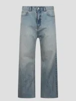 Balenciaga Baggy Denim Pants In Blue