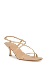 Nine West Heden Kitten Heel Sandal In Warm Blush