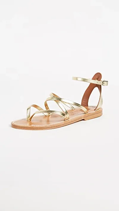 Kjacques Epicure Sandals In Gold