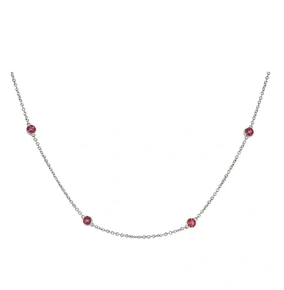 Lo Spazio Jewelry Lo Spazio Passion Pink Topaz Necklace