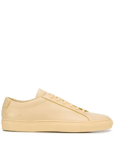 Common Projects Original Achilles Low Sneakers In Yellow