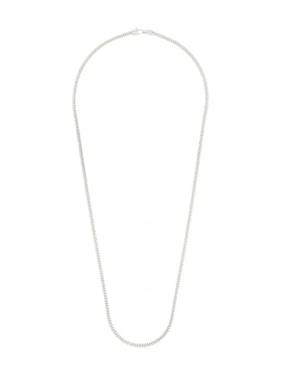 Tom Wood Sterling Silver Box Chain-link Necklace