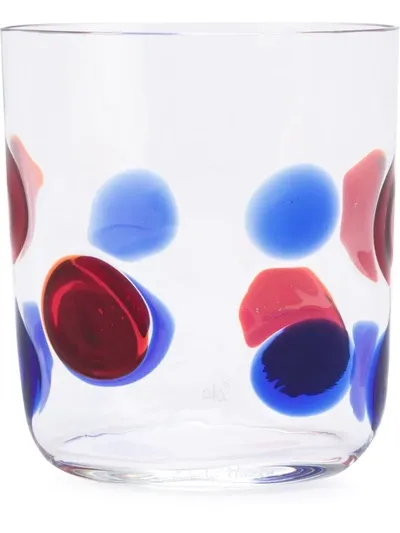 Carlo Moretti Spot Print Glass In Blue