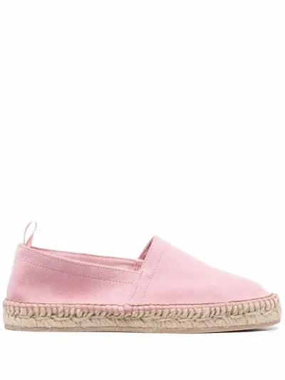 Scarosso Lola Suede Espadrilles In Pink - Suede