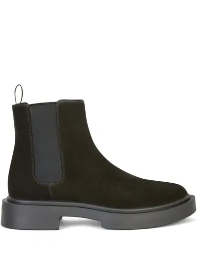 Giuseppe Zanotti Aston G Chelsea Boots In Green