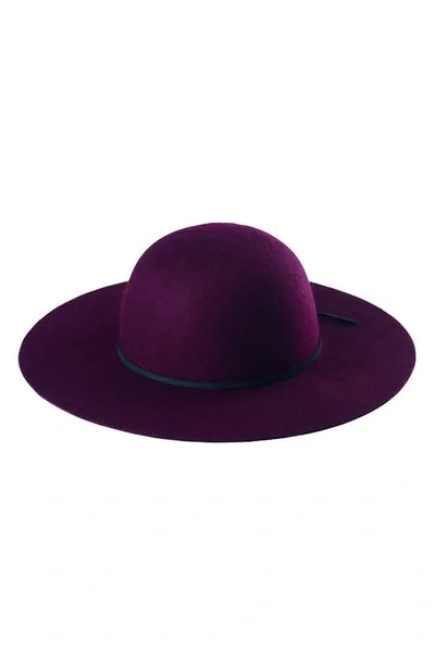 San Diego Hat Felted Wool Floppy Hat In Merlot