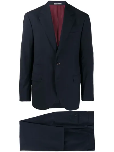 Brunello Cucinelli Two Piece Suit In Blue