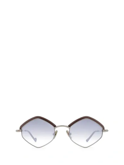 Eyepetizer Tomber Sun Bordeaux And Gun Sunglasses