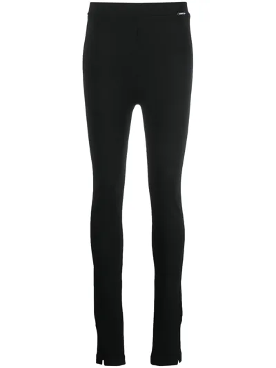 Axel Arigato High-waisted Side-zip Leggings In Black