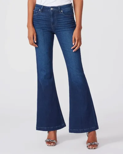 Paige Genevieve Bootcut Jeans In Blue