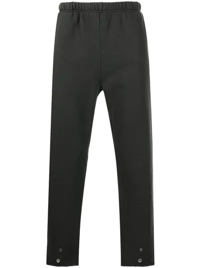 Les Tien Cropped Straight-leg Joggers In Grau