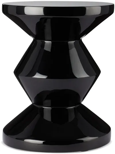 Polspotten Black Zig Zag Stool