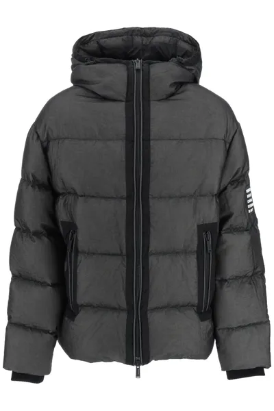 Dsquared2 Ripstop Nylon Down Jacket In Black