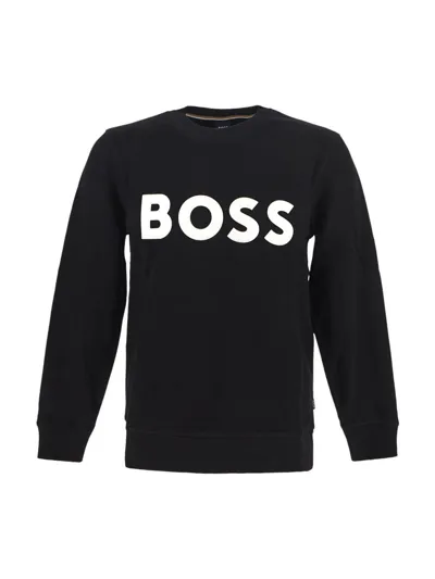 Hugo Boss Babies' Sweatshirt Boss Men In Black