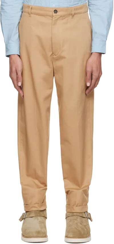 Kenzo Cargo Trousers Beige Male