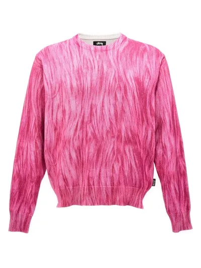 Stussy Pink Printed Sweater