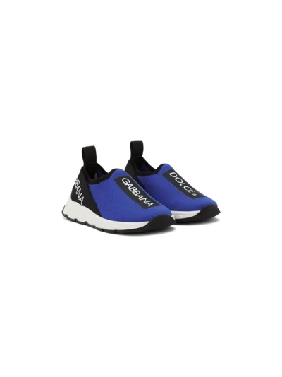 Dolce & Gabbana Kids' Sneaker Slip On In Blue